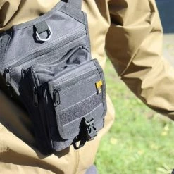 Beste Verkoop 🎁 Korting 🔔 Safekeepers Beentas - Leg Pouch - Buiktas - Schoudertas Heren Crossbody - Nylon - Zwart 🥰 🥰 -Tassen-Dames Verkoop 550x550 850