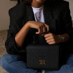 Top 10 🛒 Aanbiedingen 🧨 Violet Hamden Evening Star Dames Crossbody TasSchoudertas Kunststof - Zwart 👍 ⌛ -Tassen-Dames Verkoop 550x550 887