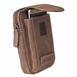 Kopen ⭐ Uitgang 😍 Woodland Leren Riemtasje Met Mobielvak Donkerbruin 🔔 😉 -Tassen-Dames Verkoop 550x550 913