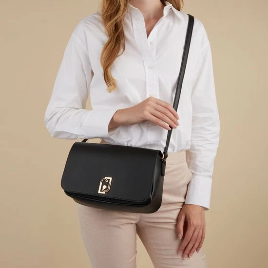 Nieuw ✔️ Promo ✨ Liu Jo Dhara Dames Crossbodytas - Zwart ⌛ ❤️ 4 Nieuw ✔️ Promo ✨ Liu Jo Dhara Dames Crossbodytas - Zwart ⌛ ❤️ - Afbeelding 2