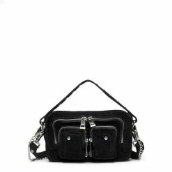 Goedkoopste π Top 10 𧨠Nunoo Kleine Schoudertas / Crossbody Tas Dames - Suède - Helena - Zwart β€οΈ β€οΈ