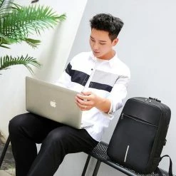 Begroting 😀 Top 10 ⌛ Merkloos Rugzak Anti-diefstal / 40x28x14cm (20l)/ Laptop 15,6 Inch / USB-oplaadpoort / Zwart / Powerbank (20mAh) 😍 😀 -Tassen-Dames Verkoop 550x550 944