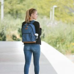 Hete verkoop 🧨 Beste Verkoop 🥰 Chappo Classic Rugzak - Vintage Rugtas 18 Ltr - Tas Voor Studie/ Werk - Waterbestendig - Blauw 🥰 👍 -Tassen-Dames Verkoop 550x550 950