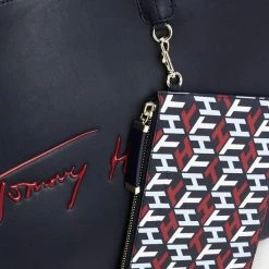 Uitgang ❤️ Hete verkoop ⭐ Tommy Hilfiger Shopper Donkerblauw 😉 🛒 -Tassen-Dames Verkoop 550x550 954