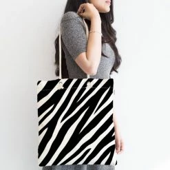 Kopen 😍 Promo 🤩 Strandtas - Canvas Tas - 45x50 - Hobbytas - Schoudertas - Dames Tas Met Rits - Realhomes 🔥 ✨ -Tassen-Dames Verkoop 550x550 962