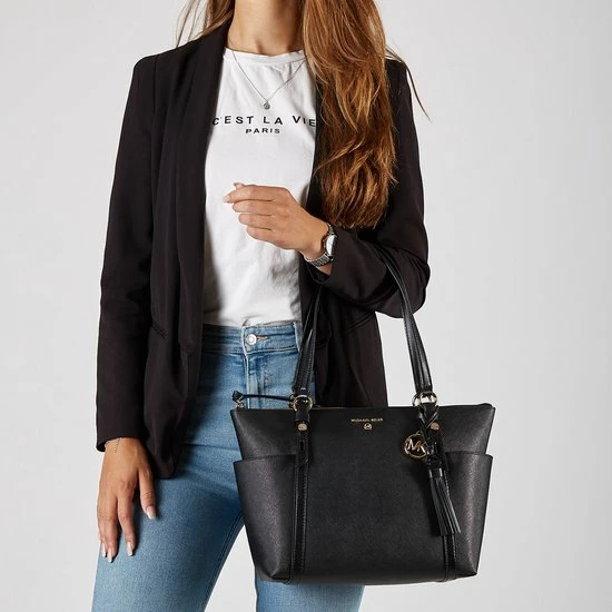 Groothandel π Beste deal π Michael Kors Nomad Tote Dames Shopper/Handtas - Zwart β π 4 Groothandel π Beste deal π Michael Kors Nomad Tote Dames Shopper/Handtas - Zwart β π - Afbeelding 2