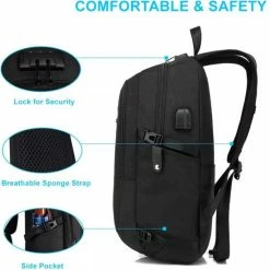 Kopen 🥰 Goedkoopste ⭐ Walixpro® Rugzak - Schooltas - 17,3 Inch Laptop Rugtas - Dames/Heren - 28L - Waterafstotend ❤️ 😀 -Tassen-Dames Verkoop 550x552 4