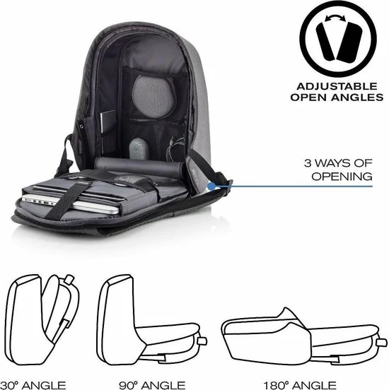 Groothandel 🤩 Beste Verkoop ✔️ XD Design Bobby Hero XL - Anti-Diefstal Rugzak 21.5 Liter - Grijs 👍 👏 21 Groothandel 🤩 Beste Verkoop ✔️ XD Design Bobby Hero XL - Anti-Diefstal Rugzak 21.5 Liter - Grijs 👍 👏 - Afbeelding 19