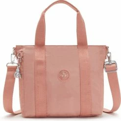 Uitgang π₯° Goedkoopste π Kipling Medium Schoudertas / Crossbody Tas Dames - Polyamide - Asseni Mini - Gebloemd - Roze β€οΈ βοΈ