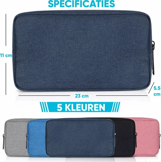 Nieuw 𧨠Top 10 β Premium Commerce Kabel Organizer Tas - Etui - Opbergtas Voor Elektronica En Accessoires - Kabels - Donkerblauw π π 5 Nieuw 𧨠Top 10 β Premium Commerce Kabel Organizer Tas - Etui - Opbergtas Voor Elektronica En Accessoires - Kabels - Donkerblauw π π - Afbeelding 3