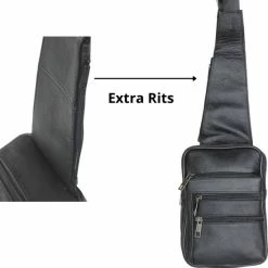 Goedkoop 🎉 Goedkoopste 🤩 Fana Bags Leren Crossbody Tas Heren Bruin - Crossbodytas Heren Leer - Nektasje - Herentassen Schuin - Rugzak Schuine Schouderband - Slingbag 👏 🌟 -Tassen-Dames Verkoop 550x554 6