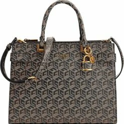 Goedkoop 🥰 Promo ⭐ Guess Medium Schoudertas / Crossbody Tas Dames - Atene - - Zwart 👍 🛒 -Tassen-Dames Verkoop 550x555 5