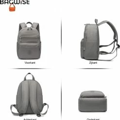 Kopen 🛒 Beste Pirce ⭐ Bagwise® Rugzak - Rugtas - 10 Lt - S - Dames - Heren - (3060) Grijs ⭐ 😉 18 Kopen 🛒 Beste Pirce ⭐ Bagwise® Rugzak - Rugtas - 10 Lt - S - Dames - Heren - (3060) Grijs ⭐ 😉 -Tassen-Dames Verkoop 550x556 15