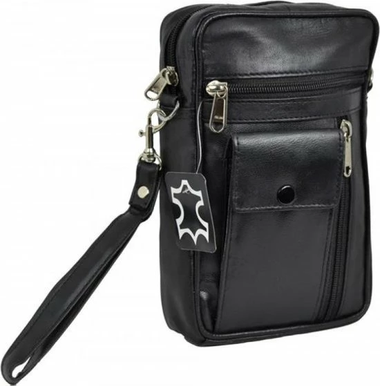 Uitgang π Goedkoop π― Impex Mannentas - Pols Tas - Leer - Zwart - 6 Opberg Vakjes - Met Mobiele Telefoon Opberg Vak - Vakantie - Festival - Uitgaan - Cadeau Tip! π π€© 3 Uitgang π Goedkoop π― Impex Mannentas - Pols Tas - Leer - Zwart - 6 Opberg Vakjes - Met Mobiele Telefoon Opberg Vak - Vakantie - Festival - Uitgaan - Cadeau Tip! π π€©