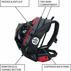 Beste Pirce ⌛ Goedkoop 🧨 Cadomotus Cádomotus Airflow XL Sportrugzak 55 Liter (40+15) Rood-Grijs - Ruime En Super Lichte Sporttas Voor O.a. Skeeleren, Schaatsen, Wielrennen En Mountainbike - Wedstrijdtas Met Rugventilatie, Helmvak En Schoenenvak ⌛ 💯 -Tassen-Dames Verkoop 550x559 8