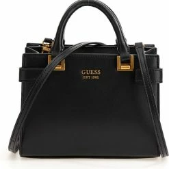 Begroting 👍 Coupon 🎁 Guess Maime Hobo Dames Handtas - Zwart 😀 🔔