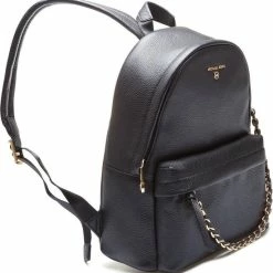 Promo 😀 Hete verkoop ⌛ Michael Kors Slater Dames Rugzak Leer - Zwart 🌟 ⭐ -Tassen-Dames Verkoop 550x565 3