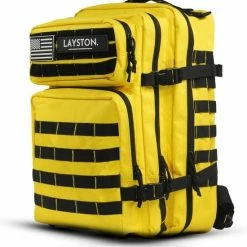 Flash-uitverkoop 🎁 Coupon 😍 Layton LAYSTON. - 45L Sport School Werk Rugtas - Sport Rugzak - Tactical 🎒 🎒 Backpack - Waterafstotend - Geel 🔥 ⌛ -Tassen-Dames Verkoop 550x565 6
