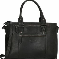 Goedkoop ✨ Coupon 😀 Enrico Benetti Nikki 66518 Laptoptas Met 14" Laptopvak En Tabletvak - Zwart ⌛ 🔥