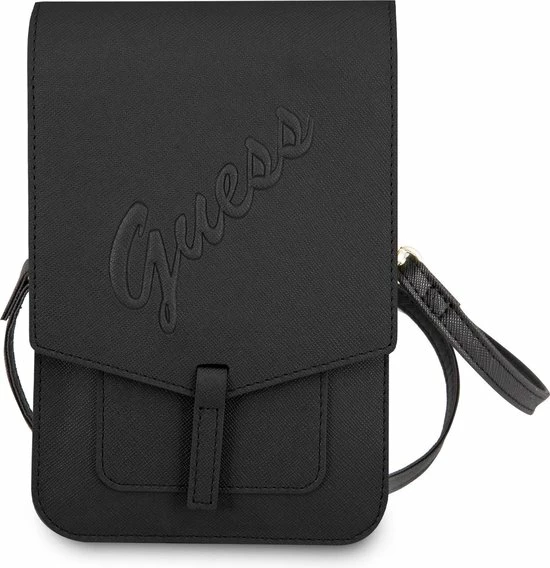 Gloednieuw โค๏ธ Goedkoop ๐ Guess 7 Inch Telefoontas - Wallet Bag - Zwart - Saffiano Leather ๐ ๐คฉ 4 Gloednieuw โค๏ธ Goedkoop ๐ Guess 7 Inch Telefoontas - Wallet Bag - Zwart - Saffiano Leather ๐ ๐คฉ - Afbeelding 2