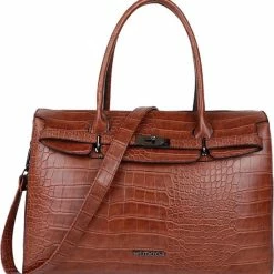 Begroting 🛒 Top 10 ✔️ Wimona Liona 5005 Handtas / Schoudertas - Cognac 😍 ✔️ -Tassen-Dames Verkoop 550x568 8