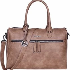 Beste recensies van ⌛ Coupon 🔔 Wimona Fabiana Two 2022 Schoudertas / Laptoptas - 15,6 Inch - Taupe 👏 😉 -Tassen-Dames Verkoop 550x569