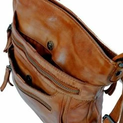 Goedkoop 👏 Begroting ✔️ Bear Design Marion Leren Schoudertas - Cognac 😀 ⭐ -Tassen-Dames Verkoop 550x569 4