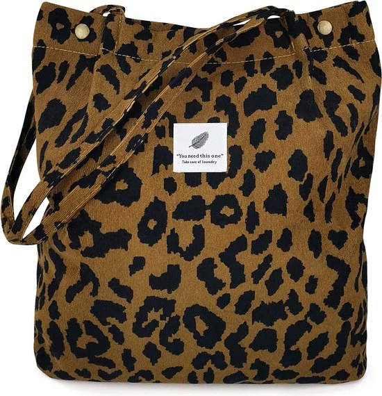 Hete verkoop 𧨠Beste recensies van π Fashion Favorite Shopper / Tote Bag - Leopard / Luipaard Corduroy | 37 X 28 X 11 Cm | Katoen π β€οΈ 3 Hete verkoop 𧨠Beste recensies van π Fashion Favorite Shopper / Tote Bag - Leopard / Luipaard Corduroy | 37 X 28 X 11 Cm | Katoen π β€οΈ