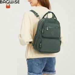 Beste Verkoop 🥰 Gloednieuw ✨ Bagwise® Rugzak - Rugtas - 10 Lt - Dames - Heren - (CR1248) Groen 🥰 🧨 -Tassen-Dames Verkoop 550x570