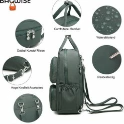 Beste Verkoop 🥰 Gloednieuw ✨ Bagwise® Rugzak - Rugtas - 10 Lt - Dames - Heren - (CR1248) Groen 🥰 🧨 -Tassen-Dames Verkoop 550x572 2