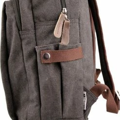 Gloednieuw 👍 Beste recensies van 🥰 Yakfield - Rugzak - 20 Liter – Casual Model - Kado - Heren - Geschikt Voor Laptop - 👜 👜 Handbagage- Schooltas - Zwart Antraciet Grijs- Vintage Canvas Katoen – Heren En Dames - 44 X 30 X 15 Cm - Pukkel 🧨 🛒 -Tassen-Dames Verkoop 550x574