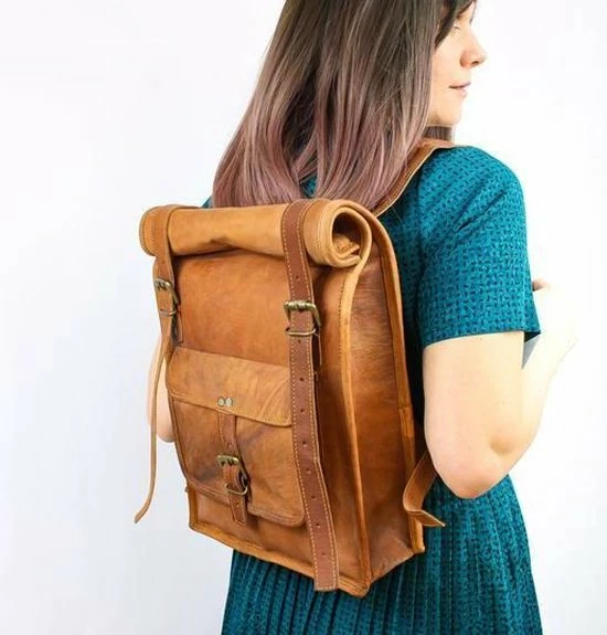 Goedkoopste π Top 10 𧨠Grayham Miller Leren Roll-top Rugzak - Met Laptopvak - 100% Leer π₯ π 9 Goedkoopste π Top 10 𧨠Grayham Miller Leren Roll-top Rugzak - Met Laptopvak - 100% Leer π₯ π - Afbeelding 7