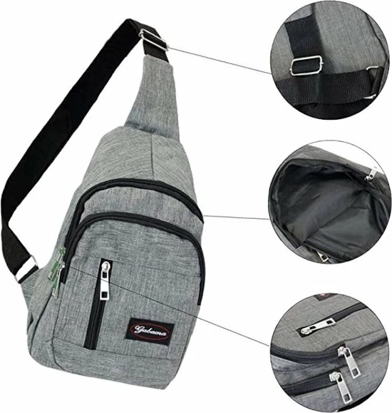 Beste deal π Beste deal π€© Fana Bags Crossbodytas Stof Zwart - Sling Bag - Herentassen Schuin - Rugzak Schuine Schouderband π π 7 Beste deal π Beste deal π€© Fana Bags Crossbodytas Stof Zwart - Sling Bag - Herentassen Schuin - Rugzak Schuine Schouderband π π - Afbeelding 5