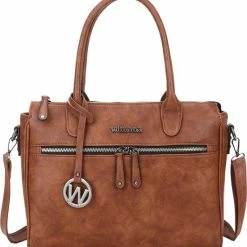 Gloednieuw 🛒 Aanbiedingen 🎉 Wimona Bambina 2023 Handtas / Schoudertas - Cognac 🛒 🔔