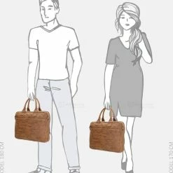 Uitgang 🎉 Top 10 😍 Enrico Benetti Madrid 54558 Laptoptas Aktetas Met 15" Laptopvak - Kunstleer - Bruin 😍 😀 -Tassen-Dames Verkoop 550x582 3