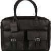 Kopen 🌟 Nieuw 🤩 Burkely Vintage Finn Worker 14" Unisex Aktetas Laptoptas - Zwart ⌛ 🎁 -Tassen-Dames Verkoop 550x584 2