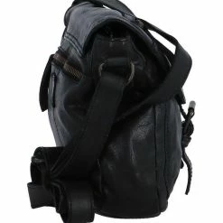 Kopen 😉 Promo 🥰 Bear Design Medium Schoudertas / Crossbody Tas Dames - Leer - Cow Lavato - Zwart 🌟 👏 -Tassen-Dames Verkoop 550x586 12