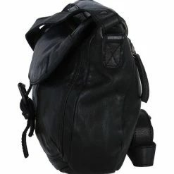 Kopen 😉 Promo 🥰 Bear Design Medium Schoudertas / Crossbody Tas Dames - Leer - Cow Lavato - Zwart 🌟 👏 -Tassen-Dames Verkoop 550x586 13