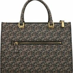 Goedkoop 🥰 Promo ⭐ Guess Medium Schoudertas / Crossbody Tas Dames - Atene - - Zwart 👍 🛒 -Tassen-Dames Verkoop 550x587 5