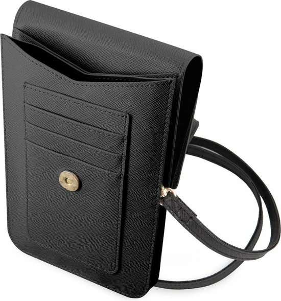 Gloednieuw โค๏ธ Goedkoop ๐ Guess 7 Inch Telefoontas - Wallet Bag - Zwart - Saffiano Leather ๐ ๐คฉ 6 Gloednieuw โค๏ธ Goedkoop ๐ Guess 7 Inch Telefoontas - Wallet Bag - Zwart - Saffiano Leather ๐ ๐คฉ - Afbeelding 4