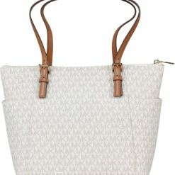 Groothandel 🔔 Flash-uitverkoop 🔔 Michael Kors Jet Set Item Dames Shopper - Beige ✔️ 💯 -Tassen-Dames Verkoop 550x592 5