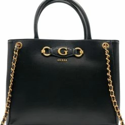 Goedkoopste 👍 Beste Pirce 🔔 Guess Amantea Girlfriend Satchel Dames Handtas - Zwart 😀 🤩