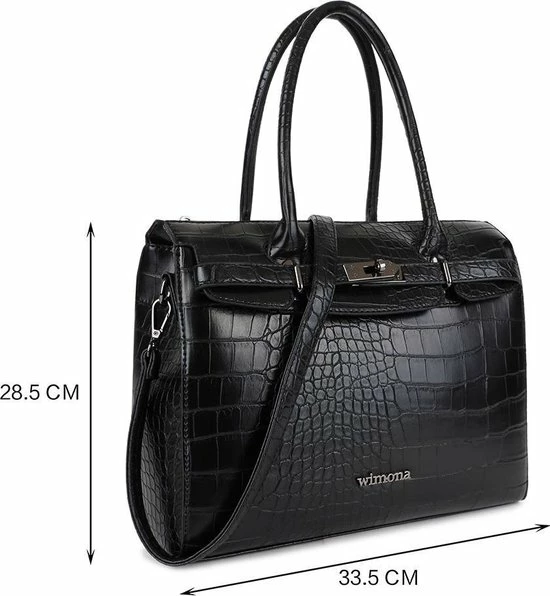 Goedkoop ๐ Aanbiedingen ๐ Wimona Liona 5005 Handtas / Schoudertas - Zwart โ๏ธ โญ 5 Goedkoop ๐ Aanbiedingen ๐ Wimona Liona 5005 Handtas / Schoudertas - Zwart โ๏ธ โญ - Afbeelding 3