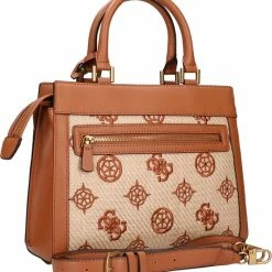 Top 10 ✔️ Hete verkoop 🛒 Guess Medium Schoudertas / Crossbody Tas Dames - Leer - Katey - - Print 🎁 ✨ -Tassen-Dames Verkoop 550x598 4
