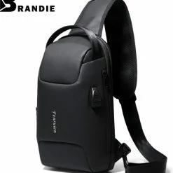 Goedkoop 🔥 Goedkoopste ⭐ Brandie® - Rugzak - Nieuwe Heren Multifunctioneel - Tas - Rugtas - Borsttas - TSA - Anti Diefstal - Grootte 10*20*34 Cm - Schoudertas - Opladen Via USB - Waterdicht - Crossbodytas - 5105 Gewicht 0.65kg - Zwart 🌟 🧨 -Tassen-Dames Verkoop 550x599 9