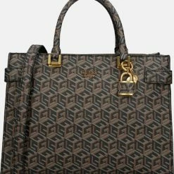 Goedkoop 🥰 Promo ⭐ Guess Medium Schoudertas / Crossbody Tas Dames - Atene - - Zwart 👍 🛒 -Tassen-Dames Verkoop 550x604 1