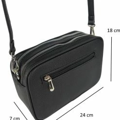 Beste recensies van ✔️ Nieuw 👏 Merkloos Flora & Co - Crossbody Tas - Schoudertas - Noir 🎁 ❤️ -Tassen-Dames Verkoop 550x607