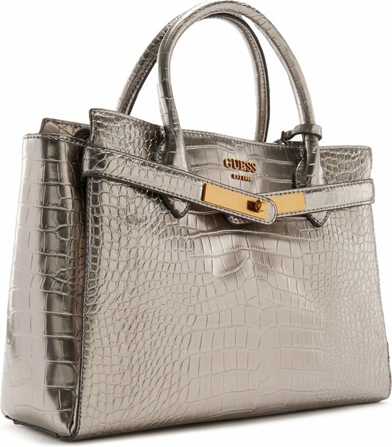 Nieuw π― Groothandel β¨ Guess Medium Schoudertas / Crossbody Tas Dames - Enisa - Grijs βοΈ β¨ 4 Nieuw π― Groothandel β¨ Guess Medium Schoudertas / Crossbody Tas Dames - Enisa - Grijs βοΈ β¨ - Afbeelding 2