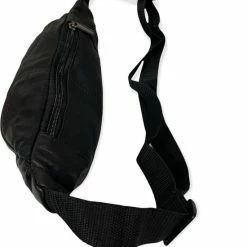 Coupon 👍 Gloednieuw 😀 THL Design - Leren Heuptas Dames / Heren - Buideltas - Plat Model - Echt Leer Zwart 🔔 🔔 -Tassen-Dames Verkoop 550x629 4