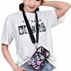 Beste Verkoop 🎉 Groothandel 🛒 Merkloos Telefoontasje - Schoudertas - Portemonnee - Crossbody - Flower - Ideaal Voor Sporten/wandelen 🛒 🥰 -Tassen-Dames Verkoop 550x630